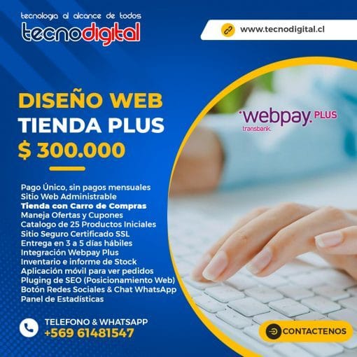 Diseño Web Tienda Plus